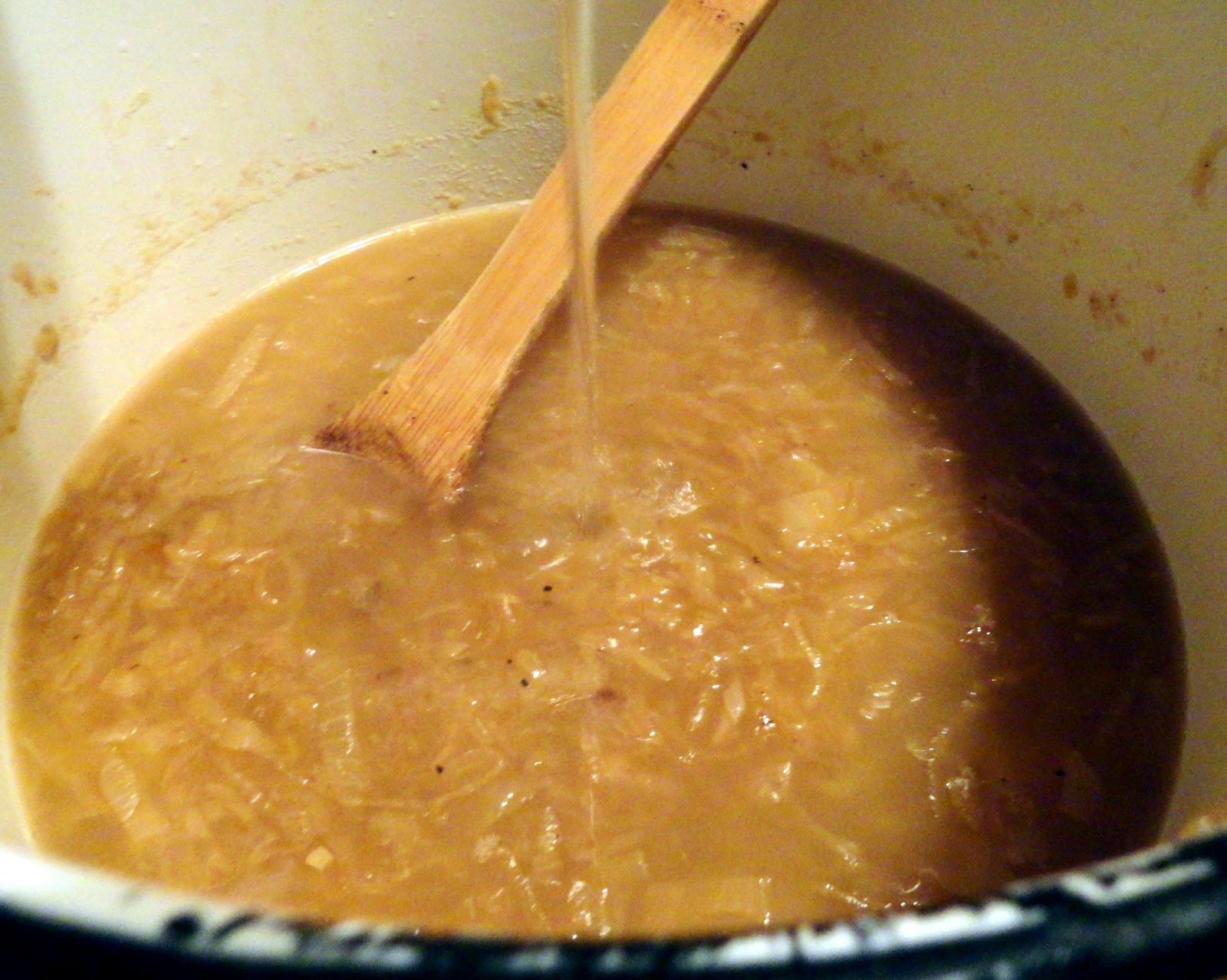 A Couple in the Kitchen Meatless Monday Traditional French Onion Soup