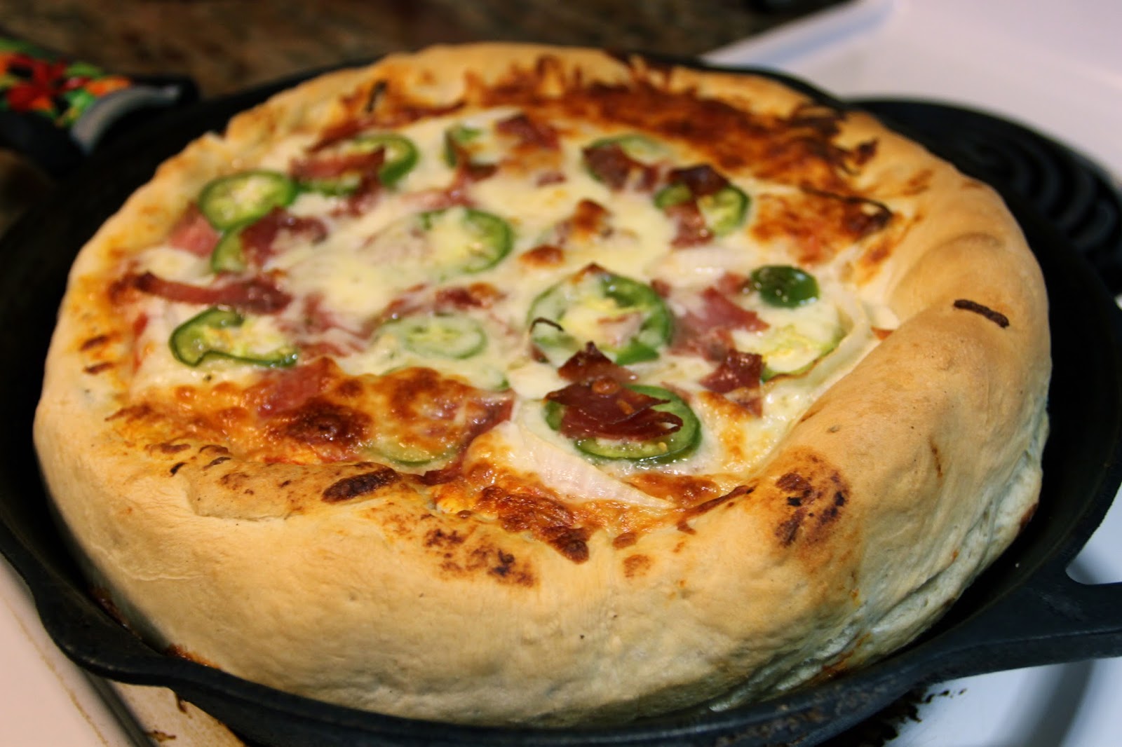 Bossy Italian Wife Pizza In A Cast Iron Skillet