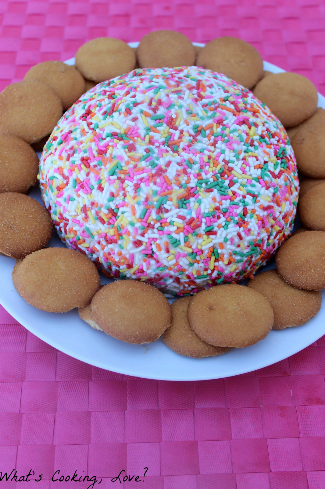 Funfetti Cake Cheese Ball - Whats Cooking Love?