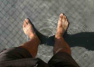 Cooling my feet off Cooling my feet off