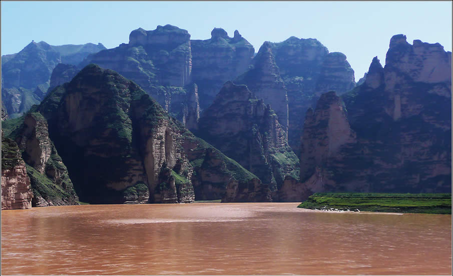 Yellow River in China.