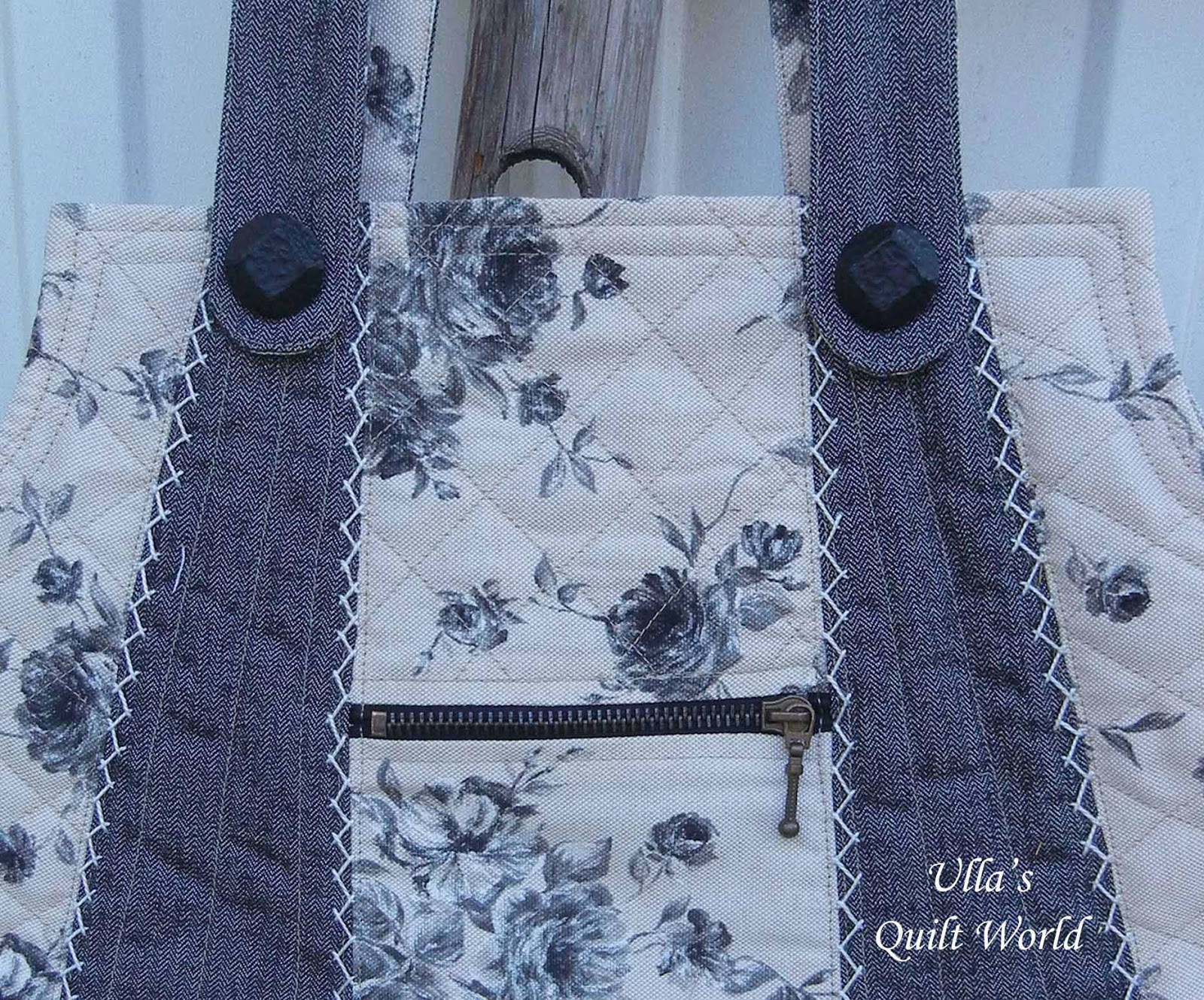 Ulla's Quilt World Rose bags quilt, PATTERN+TUTORIAL