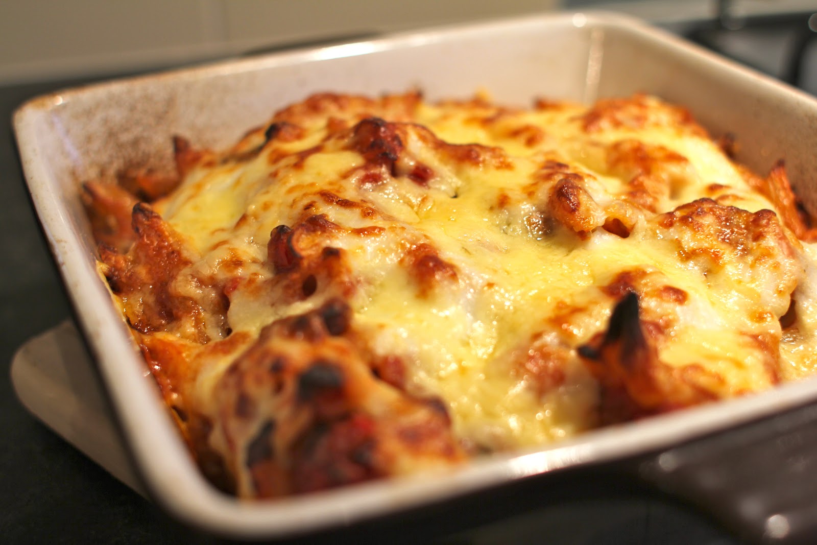 mamacook Prawn Pasta Bake for the whole family