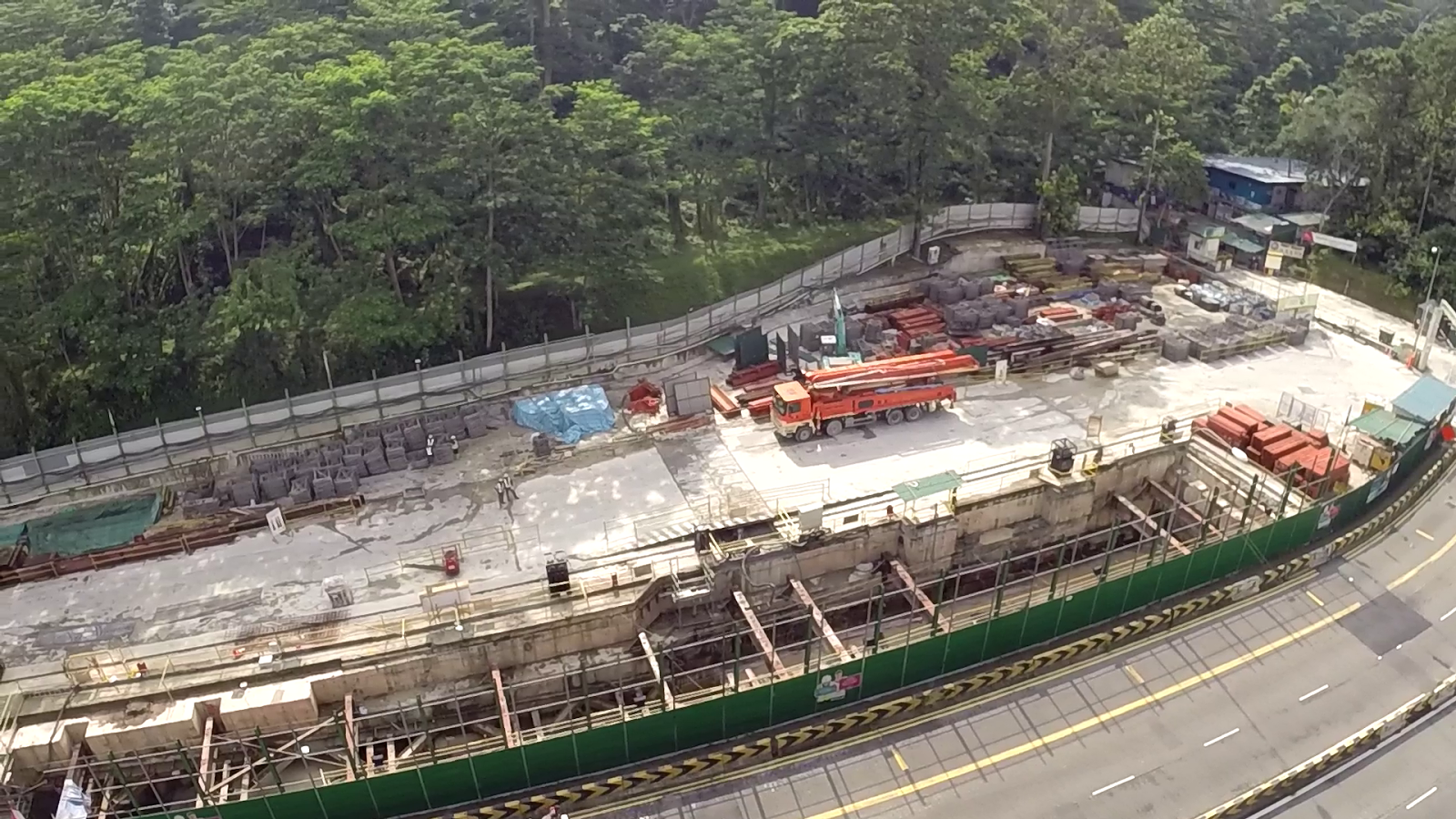 Downtown Line Construction Hume