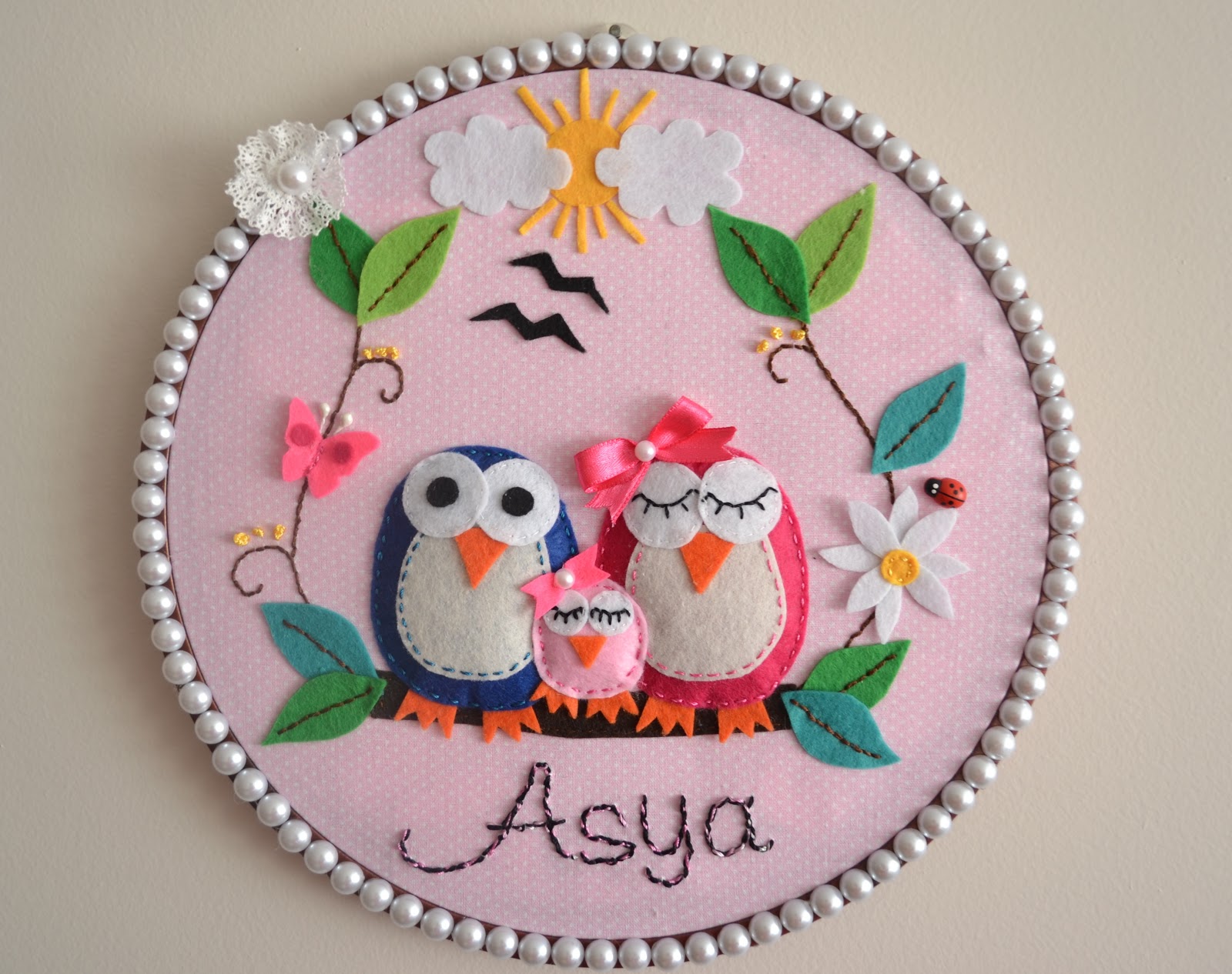 keçeleri kaçırdık Asya bebeğin duvar süsü&hellip;