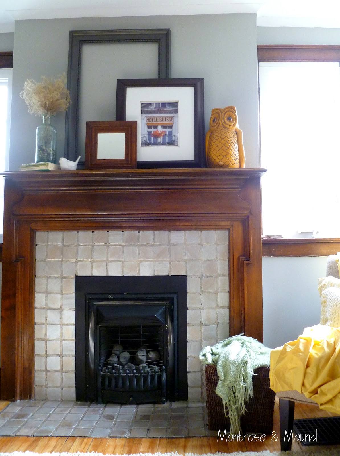 How to Paint Fireplace Tile Montrose & Mound