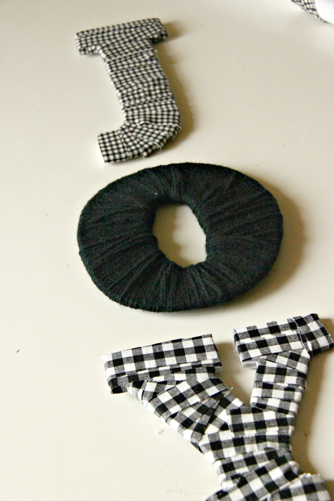 Larissa Another Day Fabric Wrapped Holiday Letters