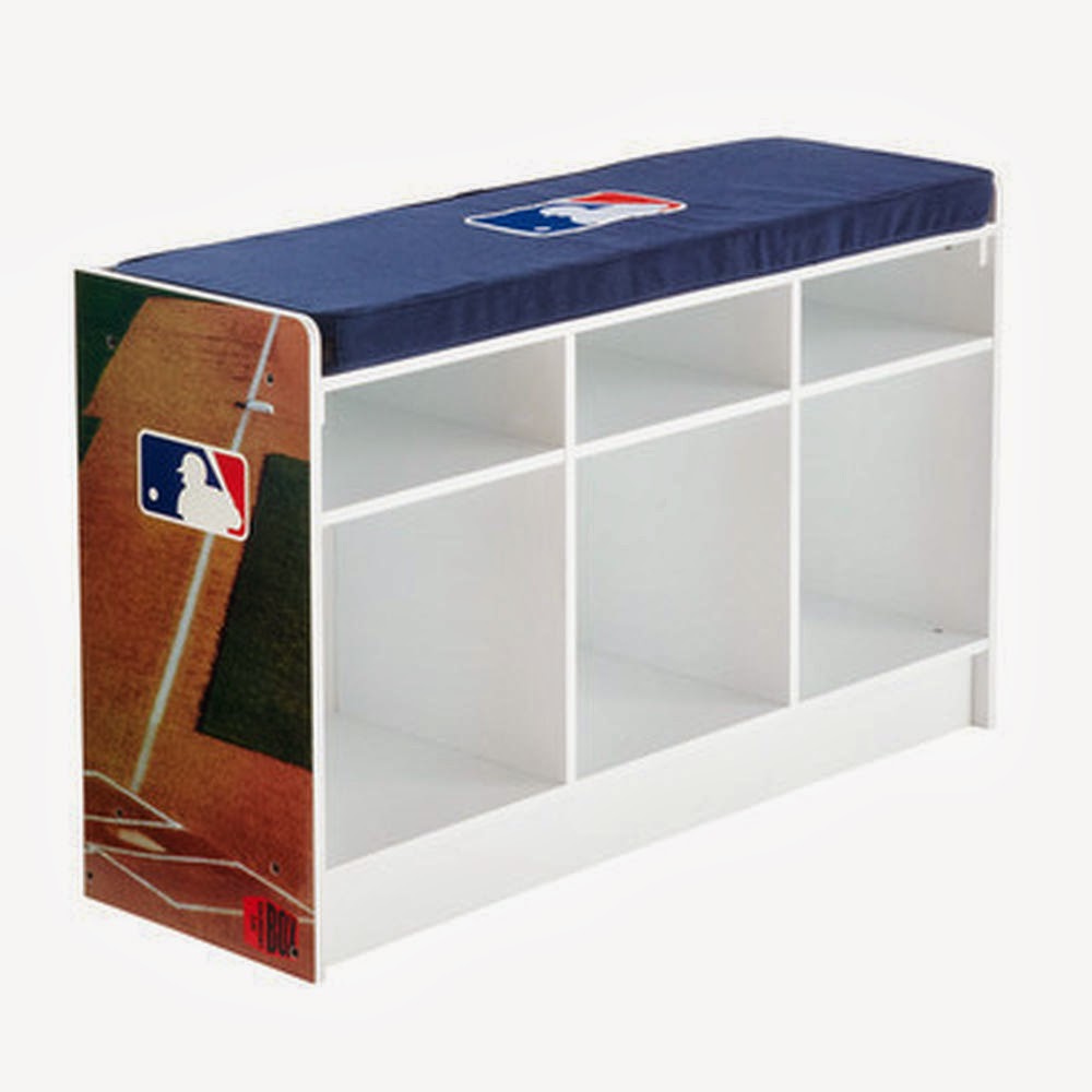 MLB 3 Cubeits Bench Organizer