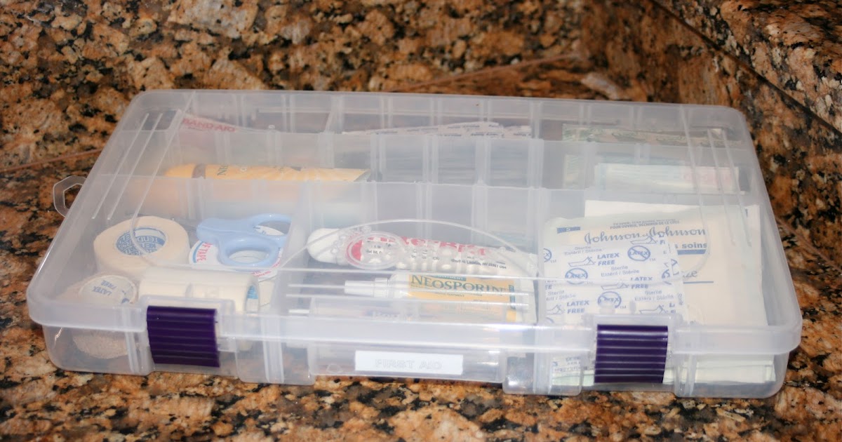 Smart and Simple Organizing Organized First Aid Kit!