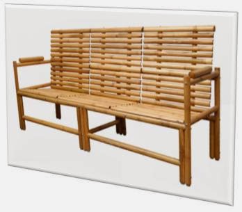 A mi manera: Un asiento con bambú para la terraza