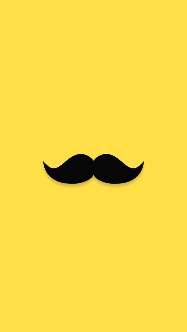 Iphone 5 Wallpapers: Cute Moustache | PicFish