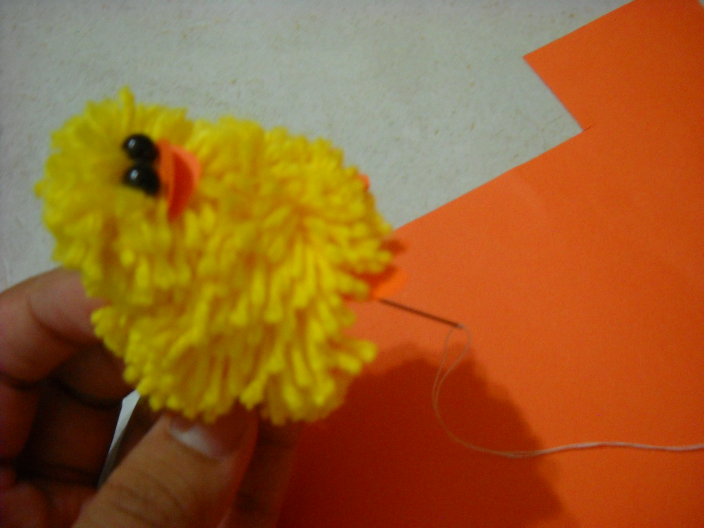 RED CRAFT Uses of pom poms and How to make Ducks using pom poms