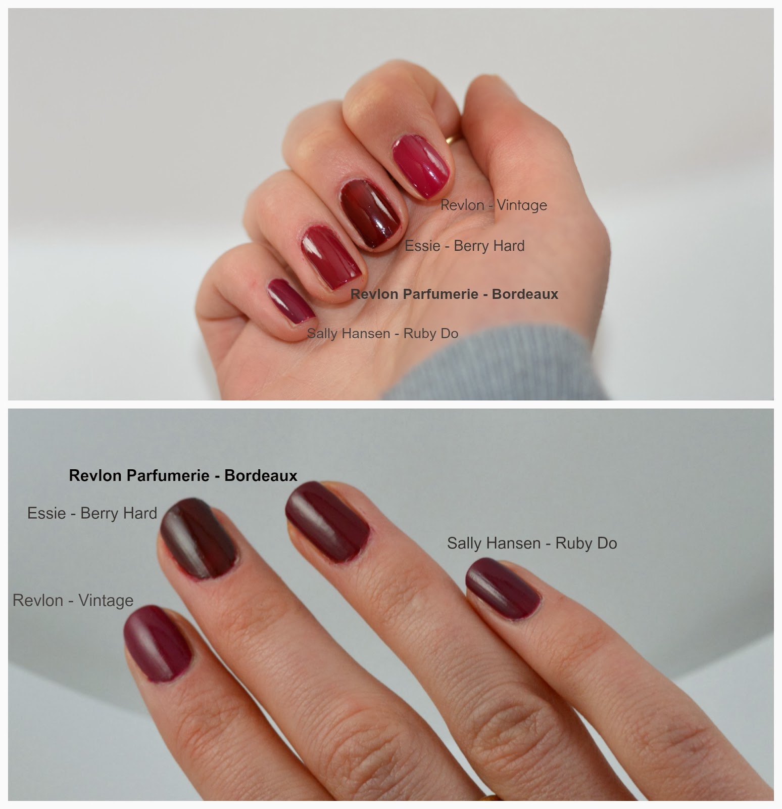 Review Revlon Parfumerie Nail Polish in Bordeaux Classically