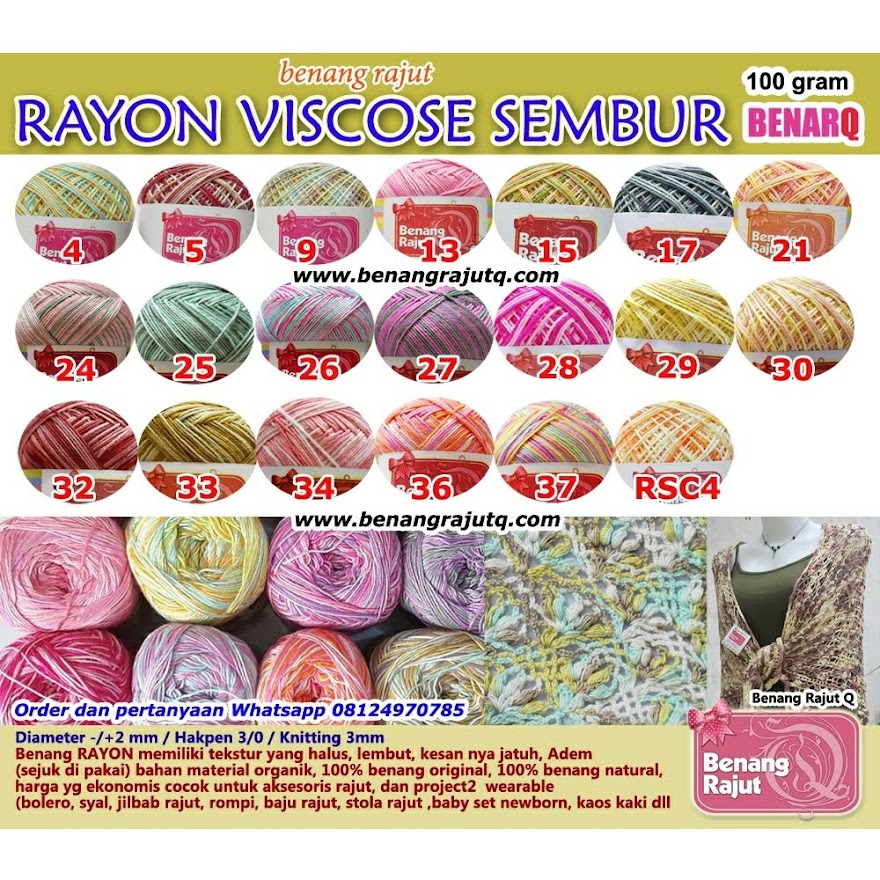 RAYON VISCOSE Sembur