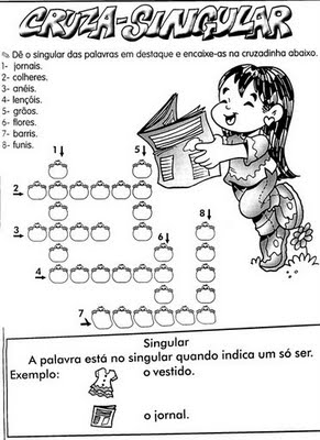 Cruzadinha turma d monica - Recursos de ensino