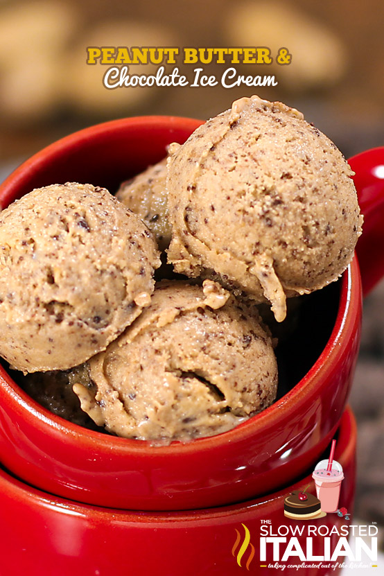 Simple 3 Ingredient Peanut Butter and Chocolate ?Ice Cream? The Slow Roasted Italian Bloglovin’