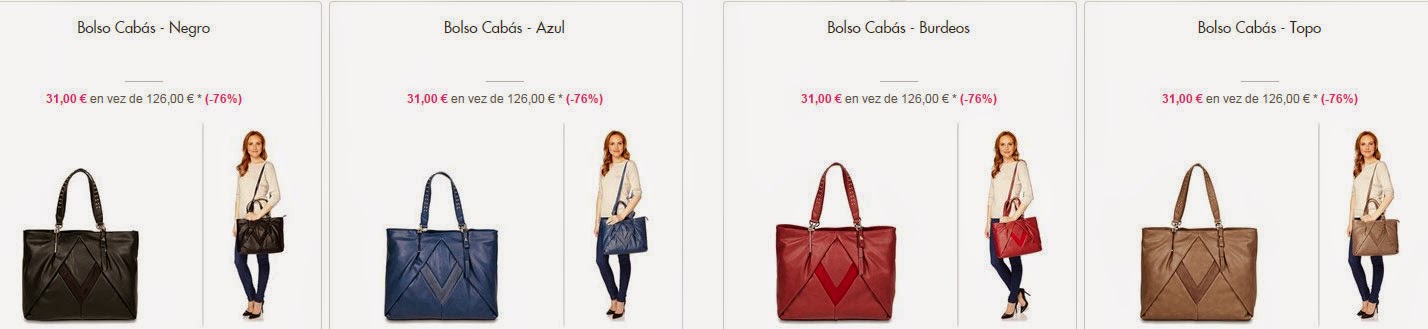 Bolso cabás disponible en color negro, marrón, burdeos y azul Bolso cabas colores