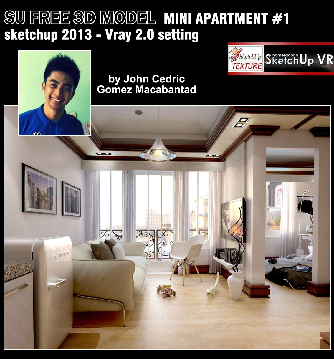 SKETCHUP TEXTURE SKETCHUP MODEL LOFT & APARTMENT