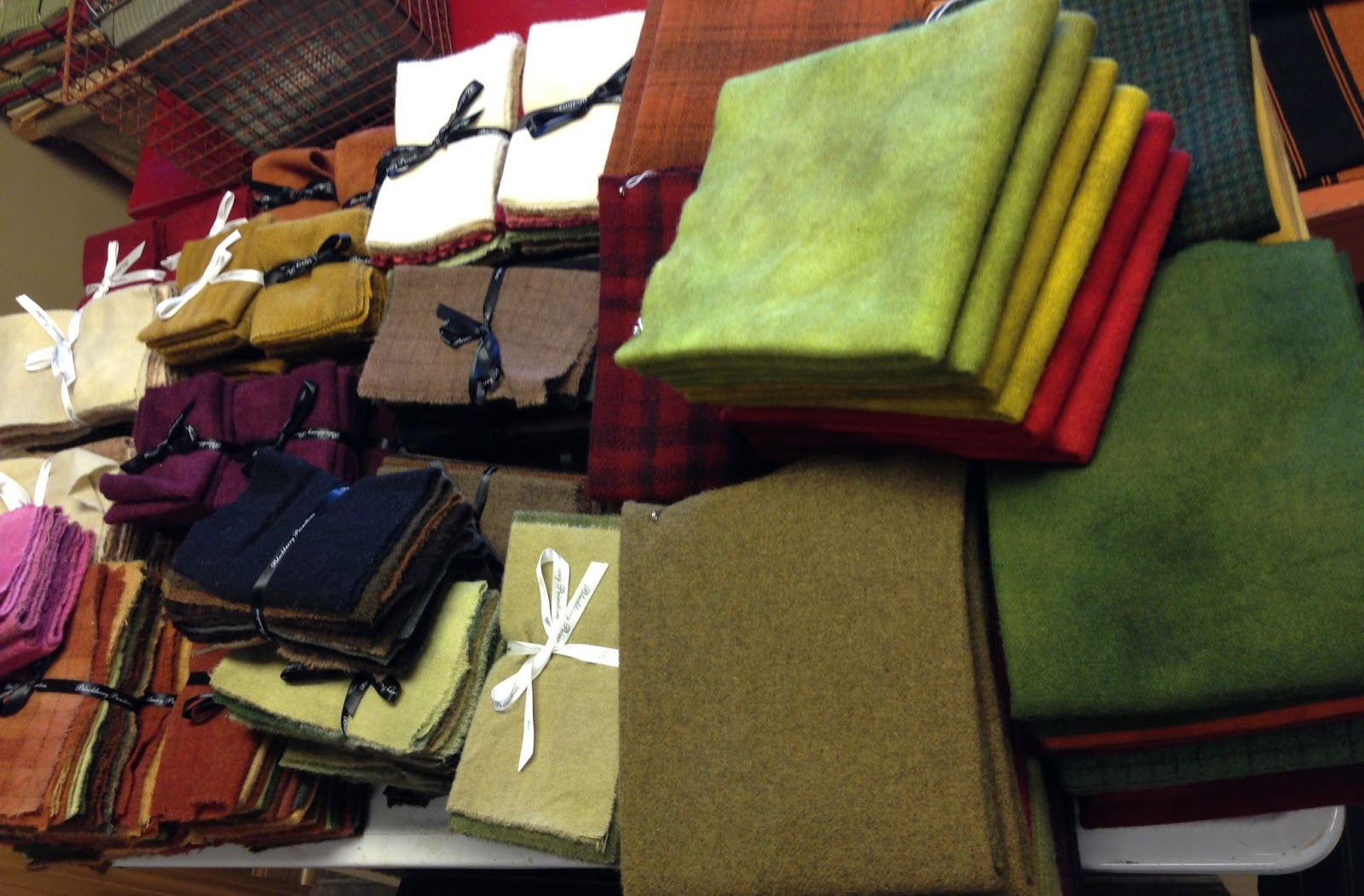 Buttermilk Basin Design Studio NEW WOOL! Fargo Indian Summer Quilt Show