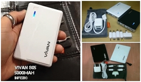 Powerbank Vivan S05 5000Mah