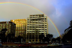 Rainbow over Cape Town, South Africa