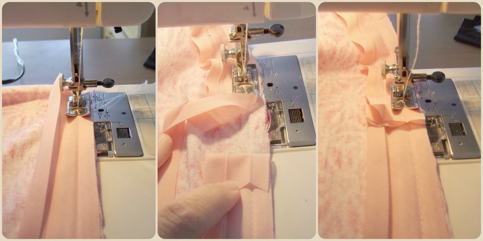 Sprouting JubeJube Using Bias Tape to Trim a Receiving Blanket