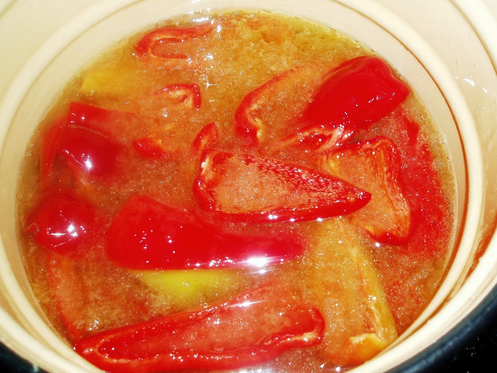 lucky kitchen: Болгарские перцы маринованные с медом