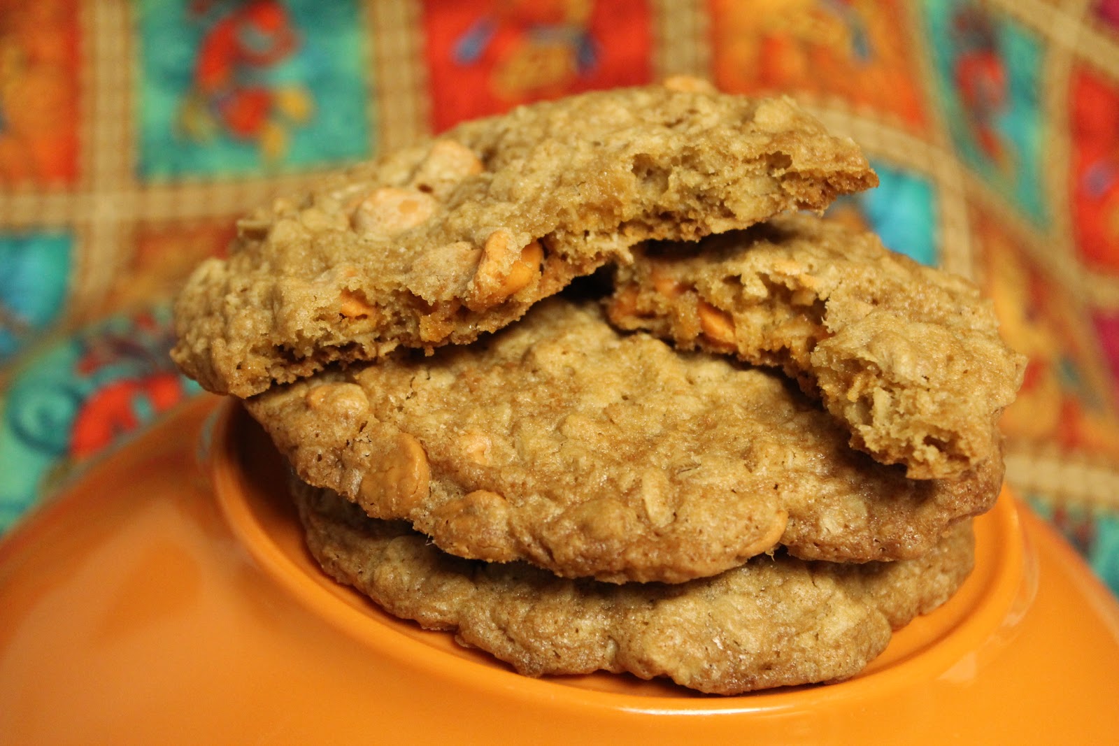 Gluten Free Casually Oatmeal Butterscotch Cookies