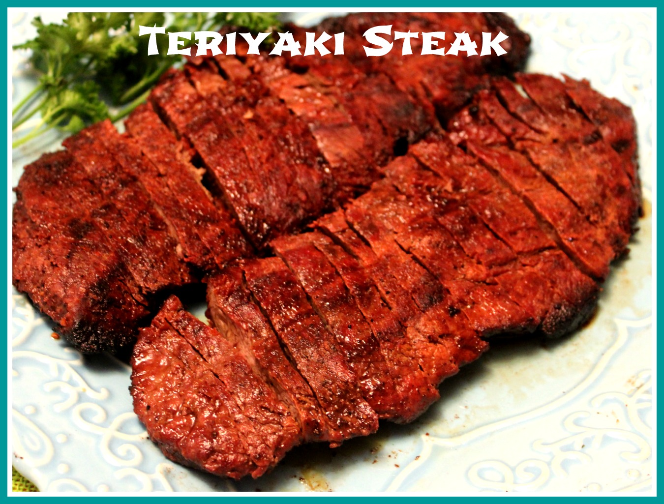 Sweet Tea and Cornbread Teriyaki Steak!