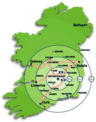 Laois On Map Of Ireland Laois Map Region City - Map Of Ireland City Regional Political