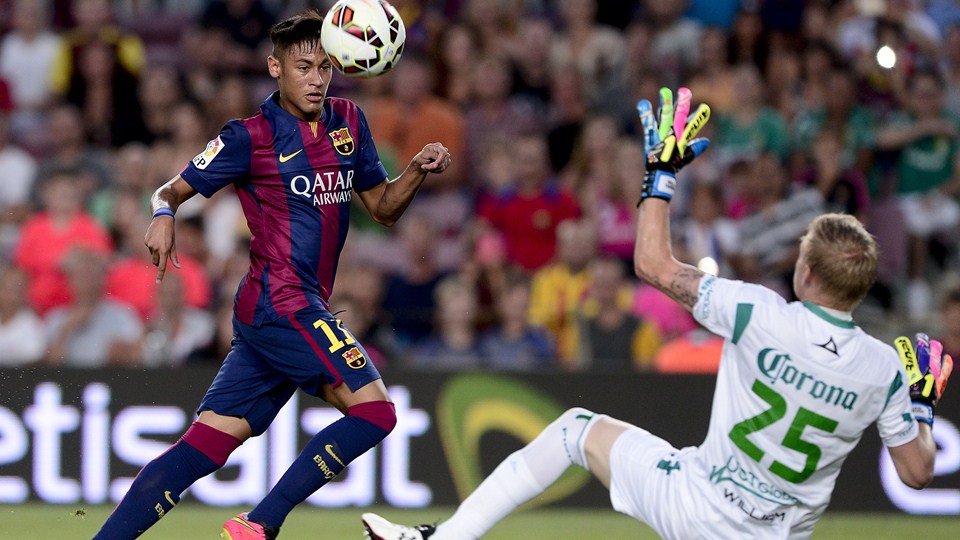 Una goleada para ver la realidad del futbol mexicano FC Barcelona vs. Club León, Trofeo Joan Gamper 2014. El Barcelona goleó 6-0 al equipo mexicano que ni las garras metió | Ximinia