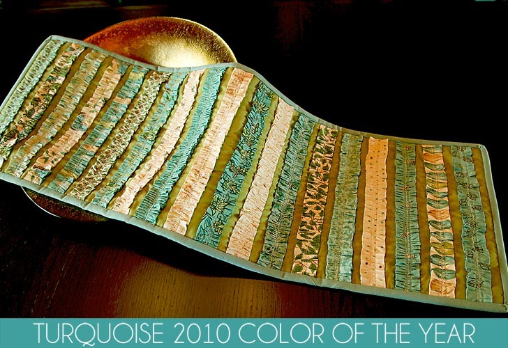 FREEBIES FOR CRAFTERS Ruffled Jelly Roll Table Runner