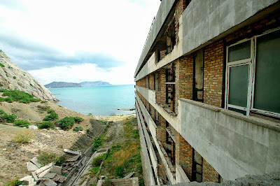 opuszczony hotel. Sudak.