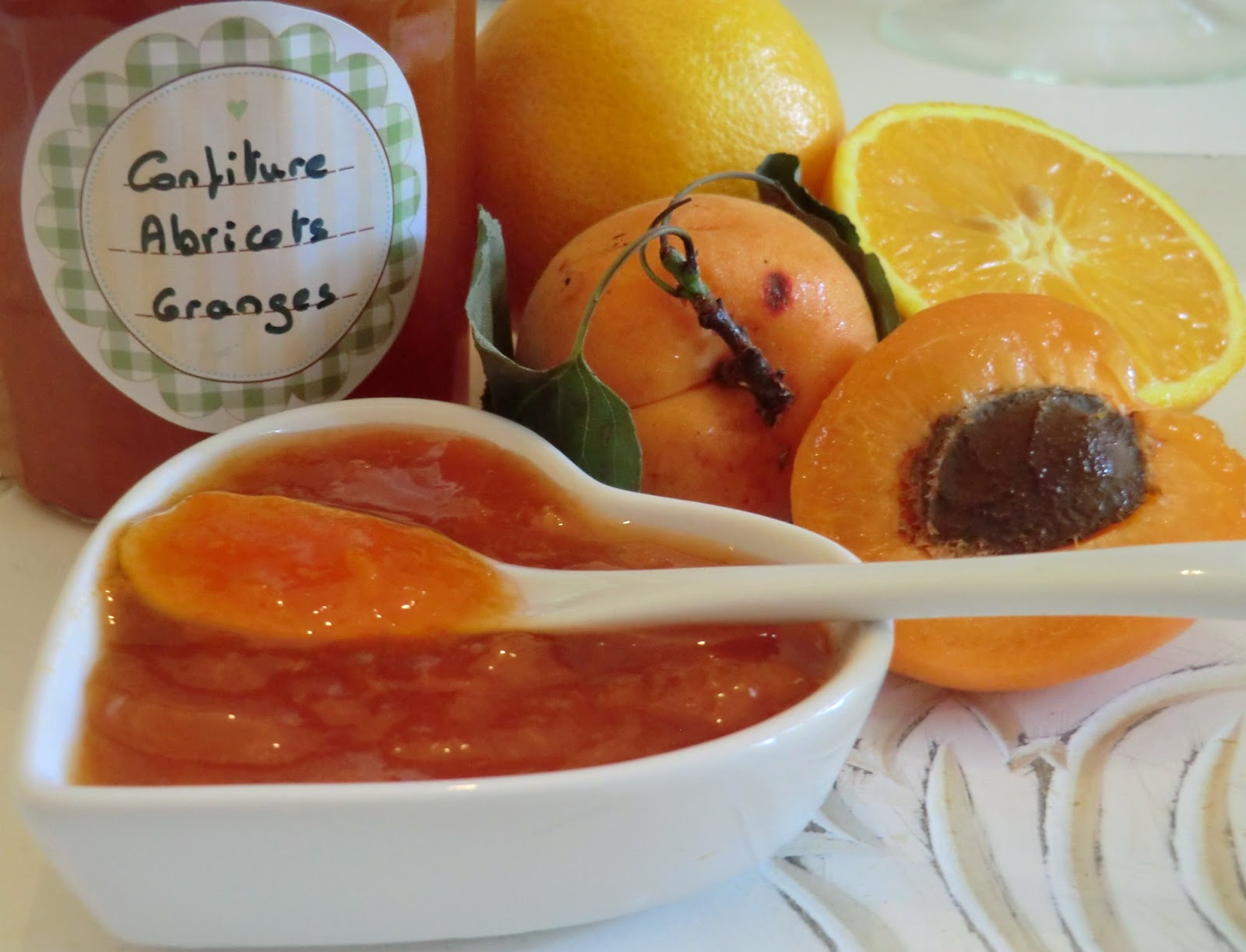 Confiture d'abricots à l'orange et à l'agaragar Ma petite cuisine