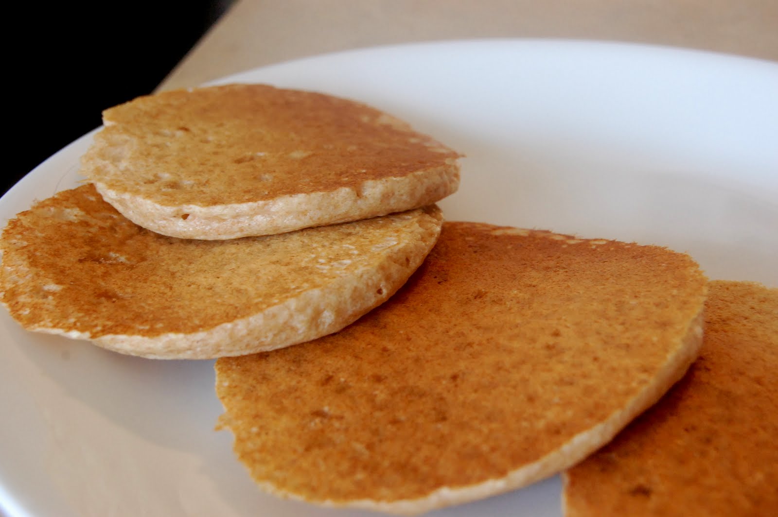 Blender Whole Wheat Pancakes Lemon Glaze