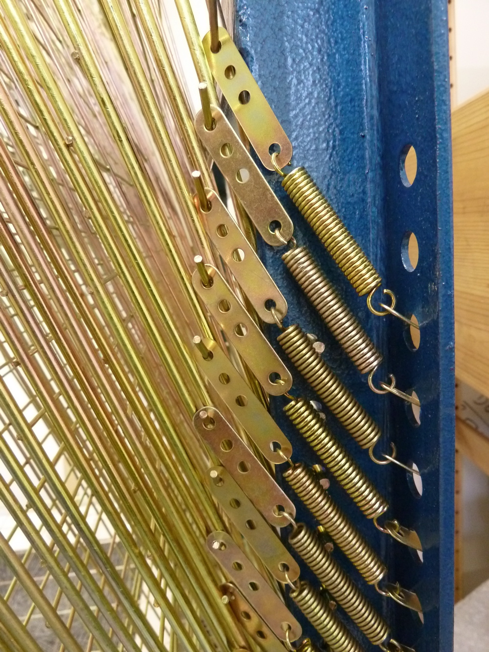 Print drying rack for my studio. LinocutBoy