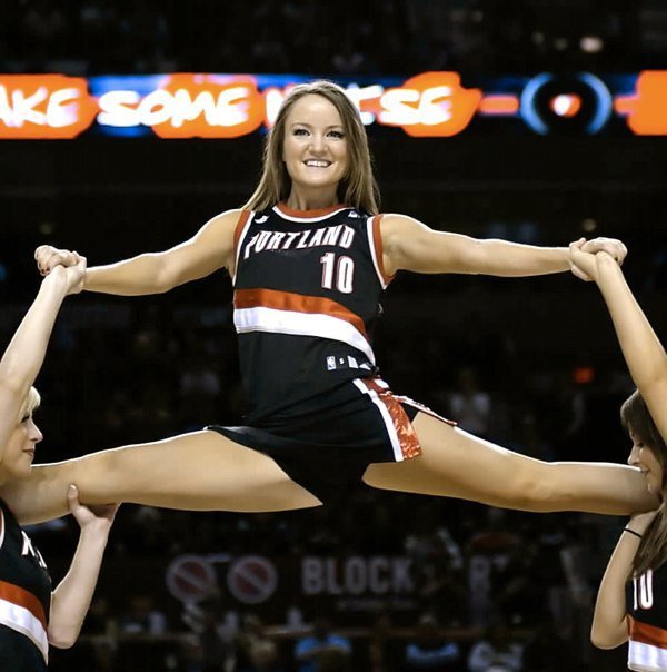 Pro Cheerleader Heaven Flexible Portland Trailblazers Cheerleader