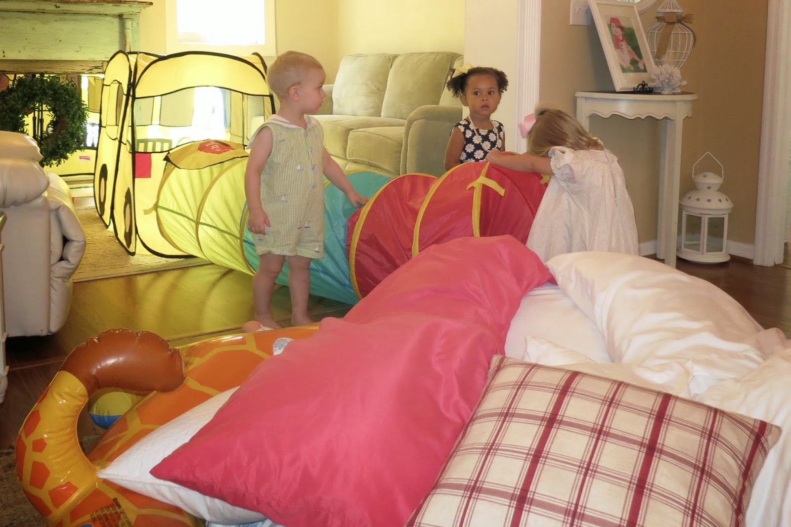 Family, Faith and DIY: Indoor "Garden" Party