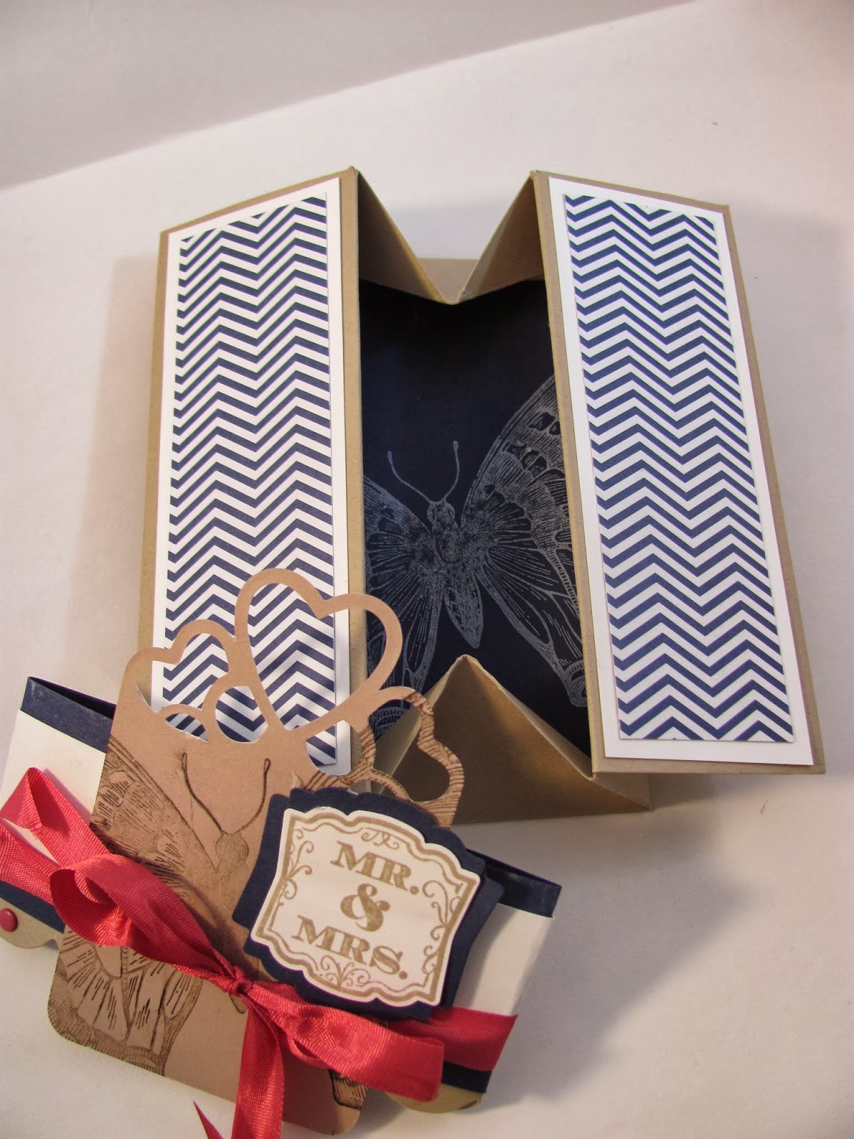 Unique ink A Wedding Card Fancy Fold StyleBox Card