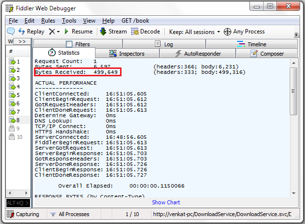 Sending large messages in wcf with mtom