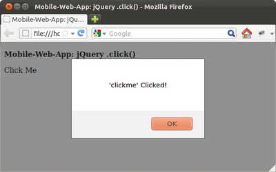 jQuery .click() jQuery .click()