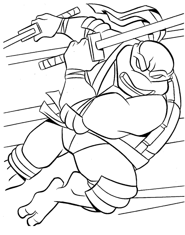 Teenage Mutant Ninja Turtles Coloring Sheets title=