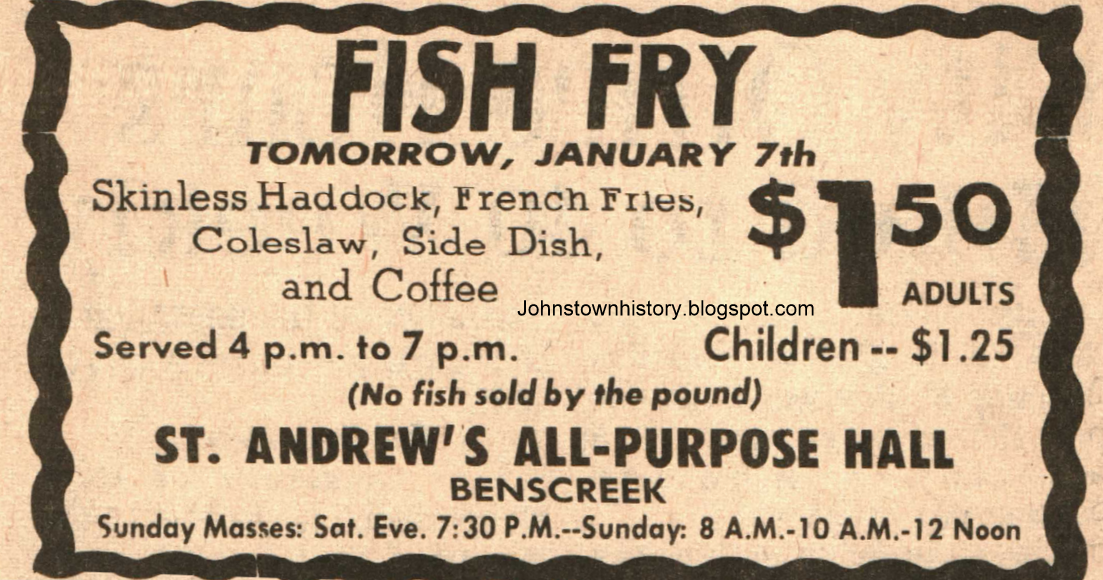 Vintage Johnstown Fish Fry