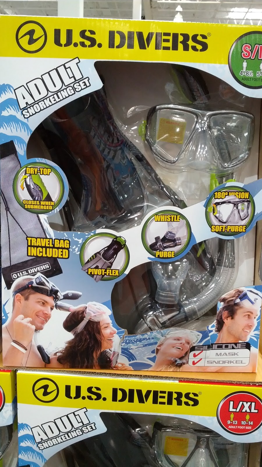 US Divers Adult Snorkeling Set Costco Weekender