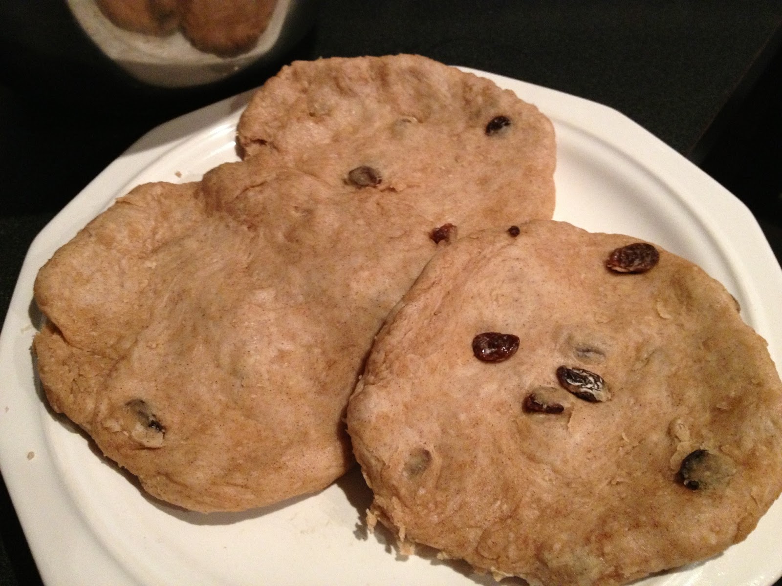Whisking Through Life Cinnamon Raisin Flatbread = breakfast for dinner.