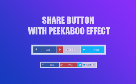 Cara Membuat Tombol Share di Blog dengan Efek Peekaboo