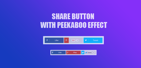 Cara Membuat Tombol Share di Blog dengan Efek Peekaboo
