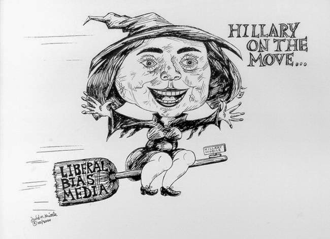 'Hillary  On The Move', by David Knittle, 10/2000