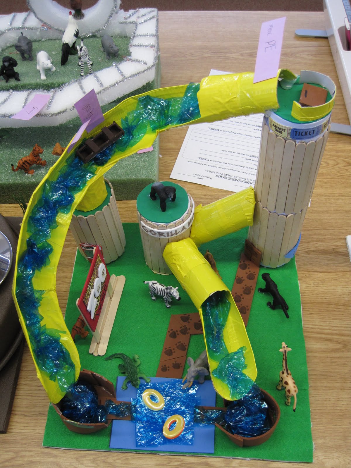 Katie Stories {Scrapbook + Crafting Blog} Theme Park Physics Project