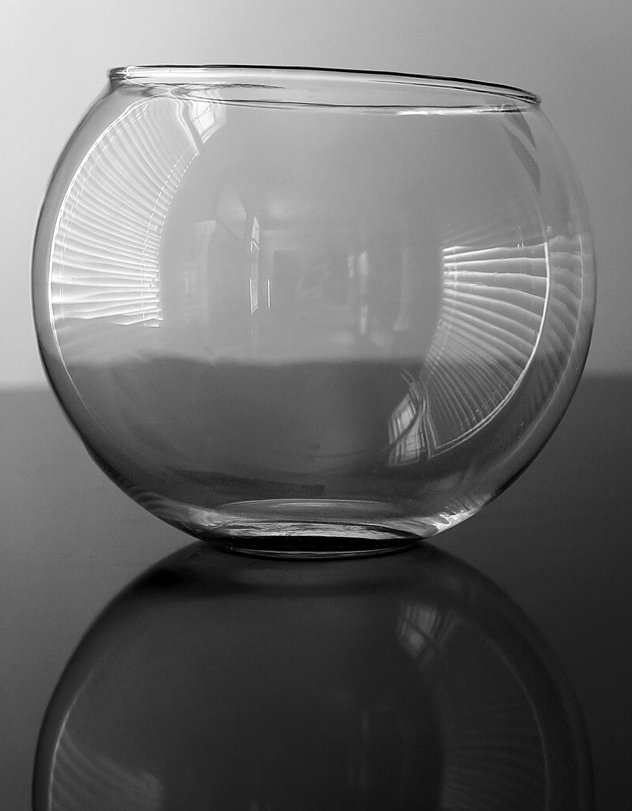 Images by James Preisch An empty fishbowl